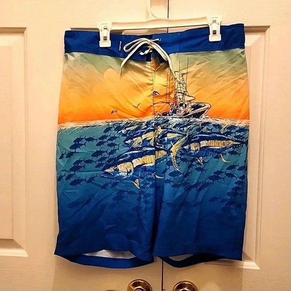 Ocean+Coast Other - Ocean+Cost Printed Swim Trunks- size L- NWOT- excellent condition- never worn